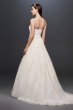 Soft Tulle Wedding Dress with Leaf Lace Applique Collection OP1338