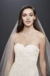 Soft Tulle Wedding Dress with Leaf Lace Applique Collection OP1338