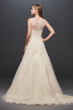 Sequin Vines Tulle Ball Gown Wedding Dress Collection OP1339