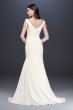 Ruched Taffeta Cap Sleeve Trumpet Wedding Dress Collection OP1341