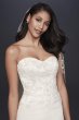 Satin Strapless A-Line Beaded Lace Wedding Dress Collection OP1345
