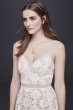 Short Lace Wedding Dress with Illusion Waist SDWG0621