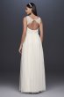 Beaded Illusion tank Dress with Cutout Back SDWG0691