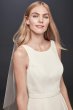 Faille Tea-Length A-Line Dress with Pockets SDWG2825