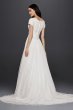 Modest Short Sleeve A-Line Wedding Dress Collection SLWG3811