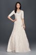 Beaded Trumpet Wedding Dress with 3/4 Sleeves Collection SLYP3344