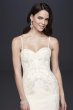 Spaghetti Strap Trumpet Gown with Corset Bodice SWG690