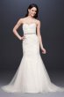 Spaghetti Strap Trumpet Gown with Corset Bodice SWG690