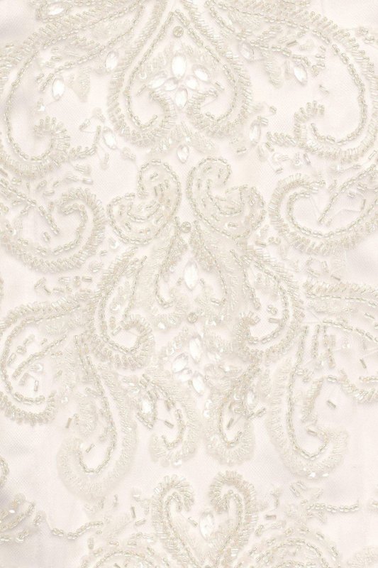 Beaded Mermaid Wedding Dress with Tulle Skirt SWG760