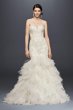 Beaded Mermaid Wedding Dress with Tulle Skirt SWG760