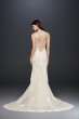 Plunging Illusion Bodice Lace Wedding Dress SWG772