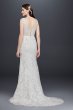 Plunging V-Neck Beaded Illusion Wedding Dress SWG785