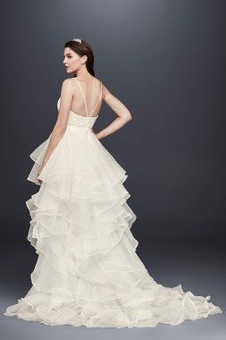 Beaded Lace and Organza Two-Piece Wedding Dress SWG787