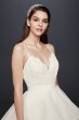 Beaded Lace and Organza Two-Piece Wedding Dress SWG787