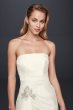 Mikado Sheath Wedding Dress with Slit Skirt SWG788