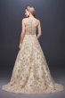 Allover Lace Applique Halter Ball Gown SWG801