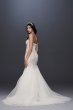 Beaded Tulle Sweetheart Trumpet Wedding Dress SWG823