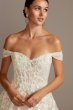 Floral Tulle Wedding Dress with Removable Sleeves SWG834