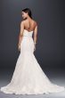 Sweetheart Trumpet Wedding Dress with Beaded Sash Collection V3680