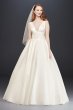Satin Cummerbund Ball Gown Wedding Dress Collection V3848