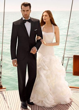 Organza and Satin Wedding Dress VW351172