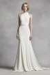 High Neck Halter Wedding Dress VW351263