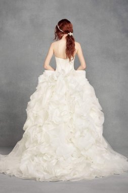 Tiered Organza Wedding Dress VW351411