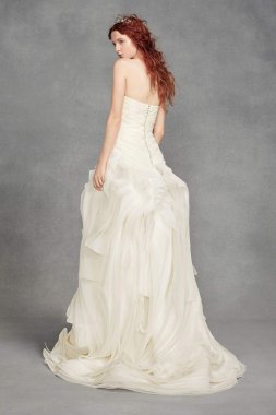 Organza High-Low Wedding Dress VW351422