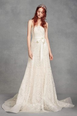 Macrame Trumpet Wedding Dress VW351424