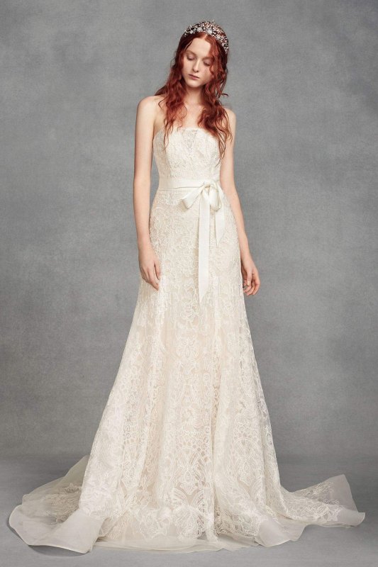 Macrame Trumpet Wedding Dress VW351424