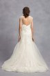 Appliqued Lace Trumpet Wedding Dress VW351427