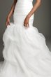 Mikado Wedding Dress with Tossed Tulle Skirt VW351458