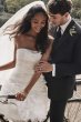 Draped Tulle Mini Dress with 3D Floral Skirt VW351479