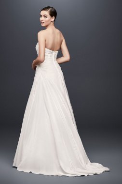 Taffeta A-Line Wedding Dress with Sweetheart Neck Collection WG3243