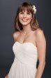 Swiss Dot Tulle Empire Waist Soft Wedding Gown WG3438