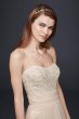 Strapless A-Line Beaded Lace Tulle Wedding Dress Collection WG3586