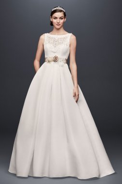 Open Back Wedding Dress with Beading and Pockets Collection WG3709