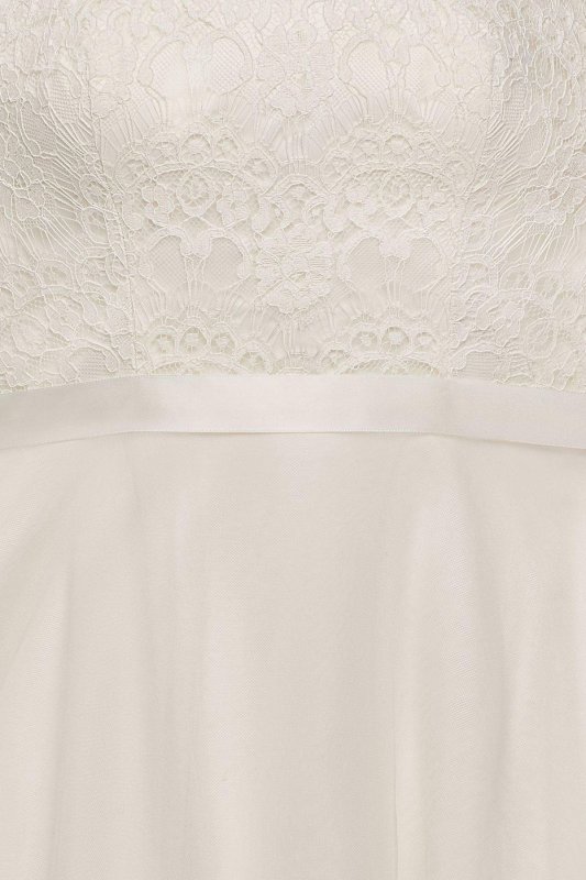 Illusion Lace Tank Wedding Dress with Tulle Skirt Collection WG3711