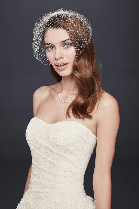 Tea Length Drop Waist Lace Wedding Dress Collection WG3719