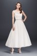 Tea Length Tulle Illusion Neckline Wedding Dress Collection WG3721