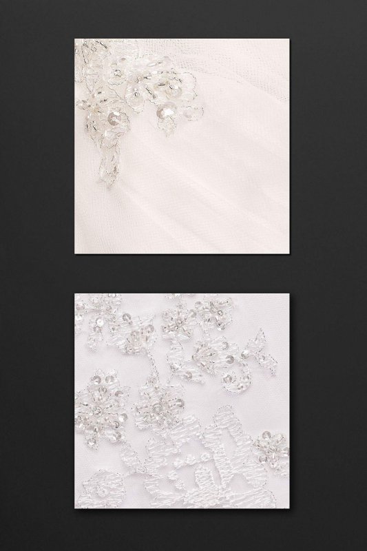 Tulle Ball Gown Wedding Dress with Illusion Straps Collection WG3786