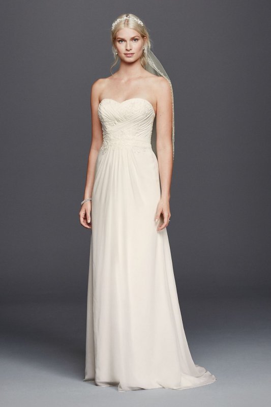 Chiffon Lace Sweetheart Wedding Dress Collection WG3793