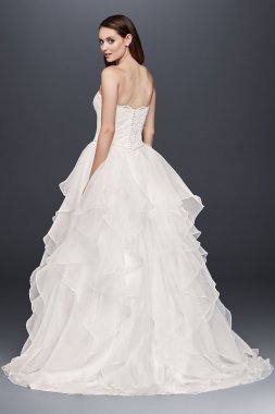 Lace and Organza Wedding Ball Gown with Beading Collection WG3830