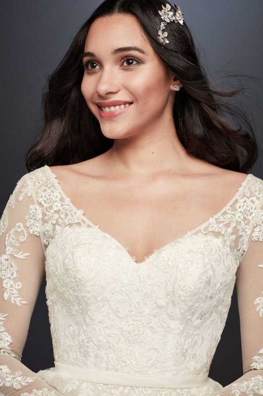 Long Sleeve Wedding Dress With Low Back Collection WG3831