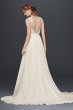 Scalloped Lace Wedding Dress with Chiffon Skirt Collection WG3835