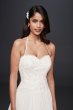 Basque-Waist Lace and Chiffon Wedding Dress Collection WG3853