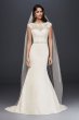 Illusion Lace and Satin Mermaid Wedding Dress Collection WG3855