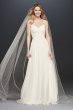 Ruched Bodice Chiffon A-Line Wedding Dress Collection WG3856
