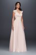 Tulle-Over-Lace V-Neck A-Line Wedding Dress Collection WG3859