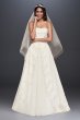 Embroidered Satin Split Ball Gown Wedding Dress Collection WG3863